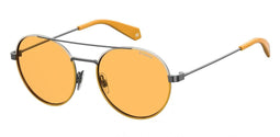 Polaroid Zonnebril 6056/s 40g/he Unisex Zilver/geel