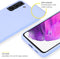 Accezz Samsung Galaxy S22 Plus - Liquid Silicone Backcover - Schokabsorberend - Paars