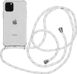 iMoshion Hoesje Geschikt voor iPhone 11 Pro Hoesje Met Koord - iMoshion Backcover met koord - Transparant