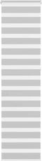vidaXL - Zebra - rolgordijn - 60x230 - cm - stofbreedte - 55,9 - lichtgrijs