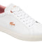 Lacoste Powercourt - Dames Sneakers - Lage sneakers - Wit/Roze - Maat 39