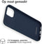 iMoshion Hoesje Geschikt voor iPhone 14 Hoesje Siliconen - iMoshion Color Backcover - Donkerblauw