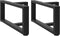 vidaXL - Salontafelpoten - 2 - st - T-vormig - 70x25x(30-31) - cm - staal - zwart