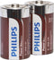 Philips 6LR61P1B - 9V E Batterij - Alkaline - 80% Energiebehoud na 5 Jaar