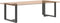 vidaXL - Eettafelpoten - 2 - st - T-vormig - 100x35x(72-73) - cm - staal - antraciet