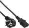 InLine 16651M - Stroomkabel C13 - 50cm - Zwart