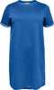 ONLY CARMAKOMA CARKAYLEE - Dames Jurk - Katoen met korte mouwen - Strong Blue - M-46/48