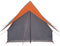 vidaXL - Kampeertent - A-Frame - 3-Persoons - Grijs - en - Oranje - Waterdicht