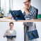 ZtotopCases iPad Air 12,9 inch - Schokbestendige full body beschermhoes - 360° draaibare polsband - Blauw