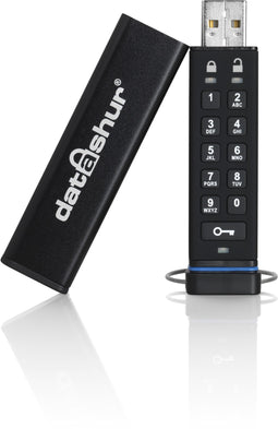 iStorage datAshur IS-FL-DA-256-4 - USB-stick - Militair niveau hardware versleuteling - Zwart