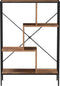 Keukenkast industrieel - keukenrek organizer - 115 cm hoog - vintage bruin hout