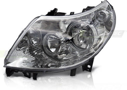Koplamp links - voor Ducato / Boxer / Jumper 2006-2010 - TYC - chroom