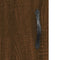 vidaXL - Salontafel - 90x50x40 - cm - bewerkt - hout - bruin - eikenkleur