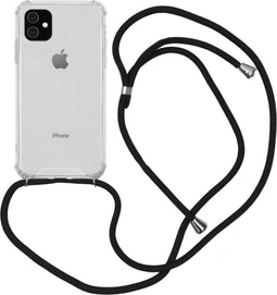 iMoshion Hoesje Geschikt voor iPhone 11 Hoesje Met Koord - iMoshion Backcover met koord - Transparant