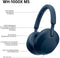 Sony WH-1000XM5 - Draadloze koptelefoon - Noise Cancelling - Blauw