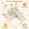 Coast 4-in-1 Montessori Klimrek - Indoor Speeltuin - Babyschommel Klimladder Klimhelling - Naturel - 185 x 120 x 115 cm