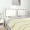 vidaXL - Hoofdbord - 165,5x4x100 cm - massief grenenhout - wit