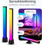 Gologi Slimme Sfeerverlichting - LED Bar - RGB en Dimbaar - Aluminium Zwart (2 stuks)