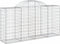 vidaXL - Schanskorven - 3 - st - gewelfd - 200x50x100/120 - cm - ijzer