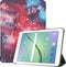 imoshion Tablet Hoes Geschikt voor Samsung Galaxy Tab S2 9.7 - imoshion Design Trifold Bookcase - Meerkleurig / Paars /Space