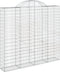 vidaXL - Schanskorven - 7 - st - gewelfd - 200x30x180/200 - cm - ijzer