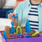 Kinetic Sand - Zandkasteel-speelset met 1,13 kg origineel kinetisch zand inclusief vormen en gereedschap - Sensorisch speelgoed