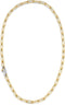 TI SENTO Dames Ketting - 925 zilver - Zilver geel verguld - Maat 48 - 3947SY