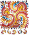 UNIDRAGON Houten Puzzel Voor Volwassenen Abstractie - Fractale Immersie - 100 stukjes - 21,7x21,7 cm