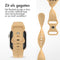 imoshion Siliconen⁺ bandje - Geschikt voor Apple Watch 1, 2, 3, 4, 5, 6, 7, 8, 9, 10 (42 mm), SE - 38/40/41 mm - Beige - S/M
