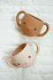 Konges Sløjd Cutie Cup Rose Caramel - Drinkbeker - Set van 2 - Siliconen