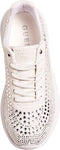 GUESS Deglitz - Dames sneaker - Luxe uitstraling met strass - Silver