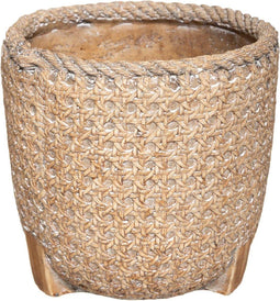 Atmosphera Cim bloempot H18 cm - Aardewerk - Cache pot - Nature