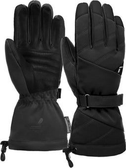 Reusch Sonja R-TEX XT - skihandschoenen - donsisolatie waterdicht - zwart - maat 8.5