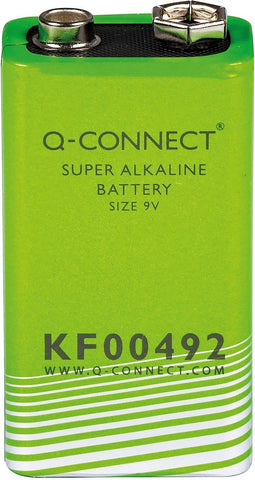 Q-CONNECT 9V Single-use battery Alkaline