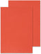 Q-CONNECT dekblad A4 leder 250 grams 100 stuks rood