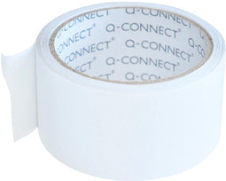 Q-CONNECT dubbelzijdige tissuetape 50 mm x 10 m, 90 micron, transparant 6 stuks