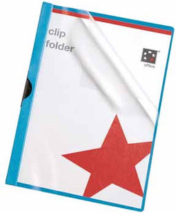 Q-CONNECT KLEMMAP A4 30V BLAUW