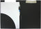 Q-CONNECT klemplaat, PVC, ft A4, dubbel, zwart