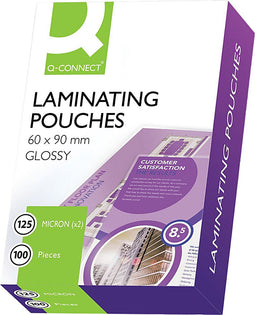 Q-Connect lamineeretui 2x 125 micron 60x90mm 100 stuks