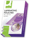 Q-CONNECT lamineeretui 2x 125 micron 65x105mm 100 stuks