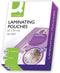 Q-CONNECT lamineeretui 2x 125 micron 65x95mm 100 stuks