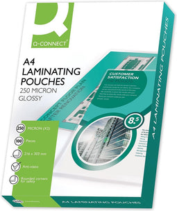 Q-CONNECT lamineeretui A4 2x 250 micron 100 stuks