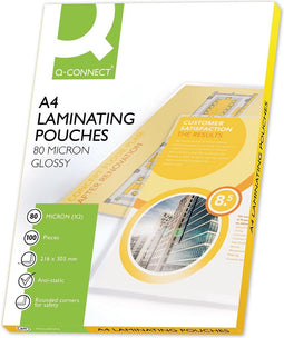 Q-CONNECT lamineeretui A4 2x 80 micron 100 stuks