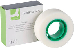 Q-CONNECT plakband, invisible, 19 mm x 33 m