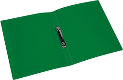 Q-CONNECT ringmap, PP, 2 ringen, 16 mm, transparant groen