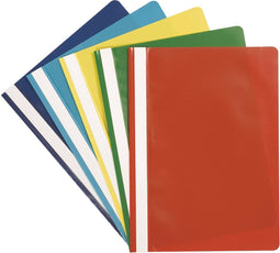 Q-Connect snelhechtmap, geassorteerde kleuren, pak van 5 stuks