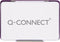 Q-CONNECT stempelkussen, ft 110 x 70 mm, paars