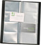 Q-CONNECT visitekaartenmap 11 x 26 cm voor 160 kaarten zwart