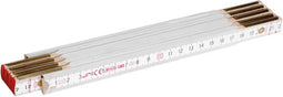 Q Flexx Vouwmeter/duimstok - 2 m - hout