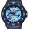 Q&Q-Horloge-Jongens-Mannen-Waterdicht-10BAR-Zwemmen/Sporten-Rubber band-43MM-Zwart/Blauw